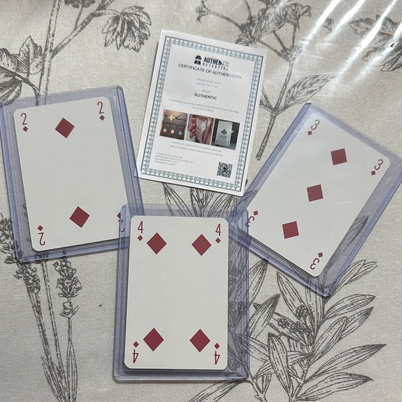 3pcs LV playing cards With COA - Picture 1 of 1